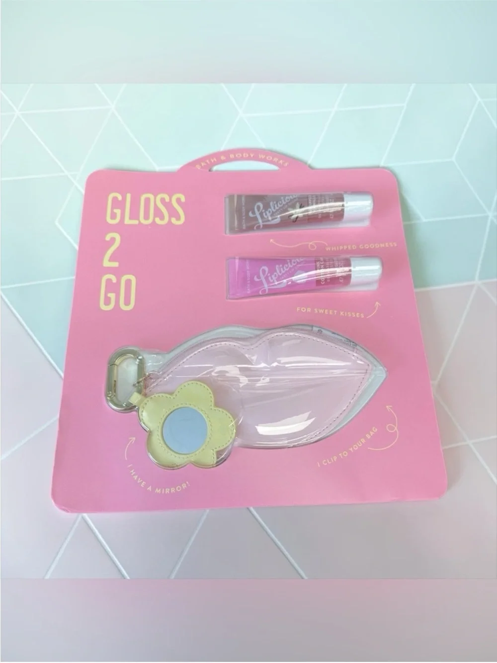 BATH & BODY WORKS 3-Piece Gloss 2 Go Lip Gloss Set/NIP